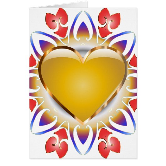 Glowing-Heart-Cards Cards (Front)