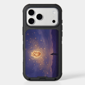 Glowing Heart Soul Connection Starry Night iPhone 17 Pro Max Case