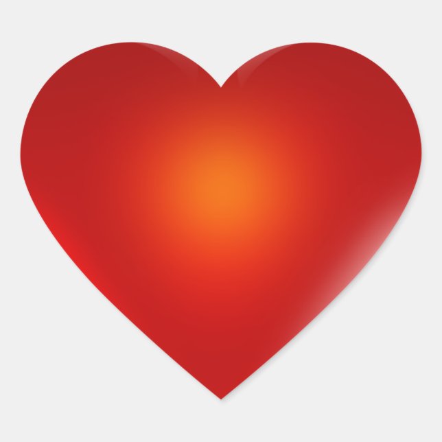 Glowing heart sticker (Front)