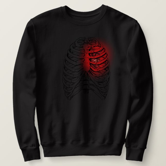 Glowing Heart Sweatshirt (Design Front)