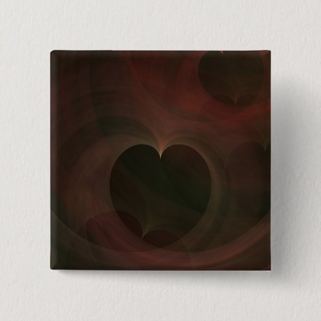 Glowing Hearts Button (Front)