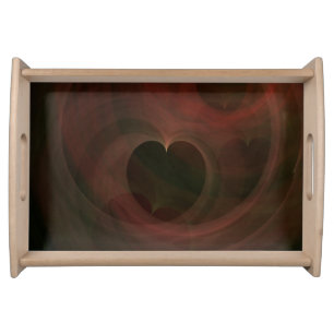 Glowing Hearts Serving Tray