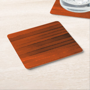 Glowing Hot Stuff  Square Paper Coaster