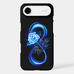 Glowing infinity with blue rose iPhone 17 air case
