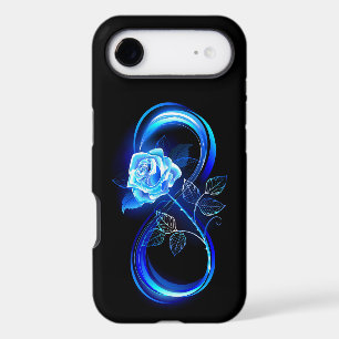 Glowing infinity with blue rose iPhone 17 air case