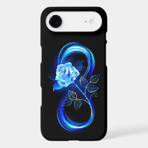 Glowing infinity with blue rose iPhone 17 air case