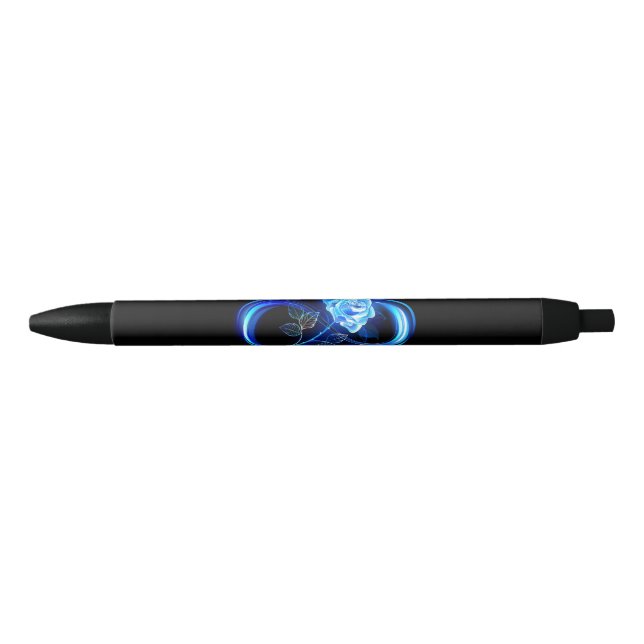 Glowing infinity with blue rose pen (Front)