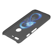 Glowing infinity with blue rose uncommon google pixel XL case (Top)