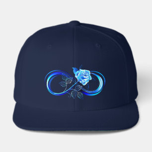 Glowing infinity with blue rose visor 