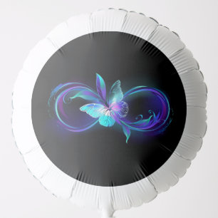 Glowing Infinity with Magic Butterfly Balloon