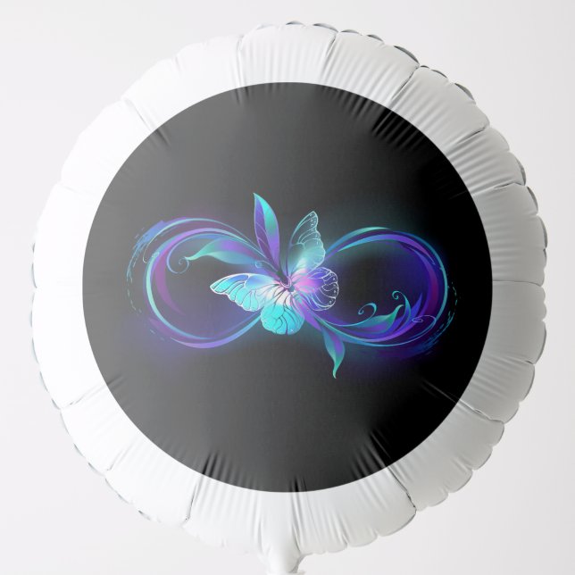 Glowing Infinity with Magic Butterfly Balloon (Front)