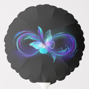 Glowing Infinity with Magic Butterfly Balloon