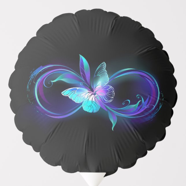 Glowing Infinity with Magic Butterfly Balloon (Front)