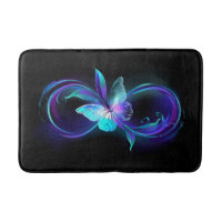 Glowing Infinity with Magic Butterfly