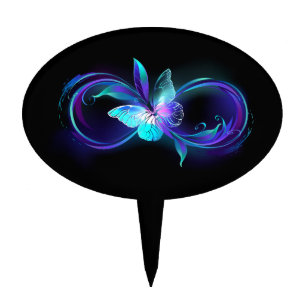 Glowing Infinity with Magic Butterfly Cake Topper