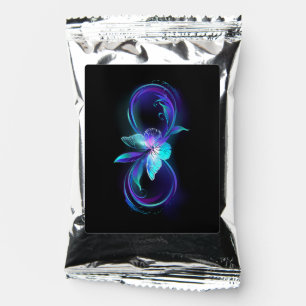 Glowing Infinity with Magic Butterfly Coffee Drink Mix