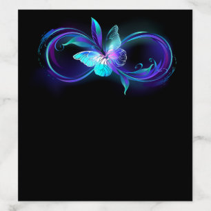 Glowing Infinity with Magic Butterfly Envelope Liner