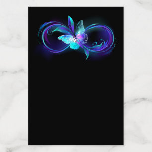 Glowing Infinity with Magic Butterfly Envelope Liner
