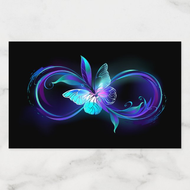 Glowing Infinity with Magic Butterfly Envelope Liner (Design)