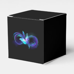 Glowing Infinity with Magic Butterfly Favor Boxes