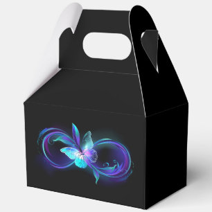 Glowing Infinity with Magic Butterfly Favor Boxes