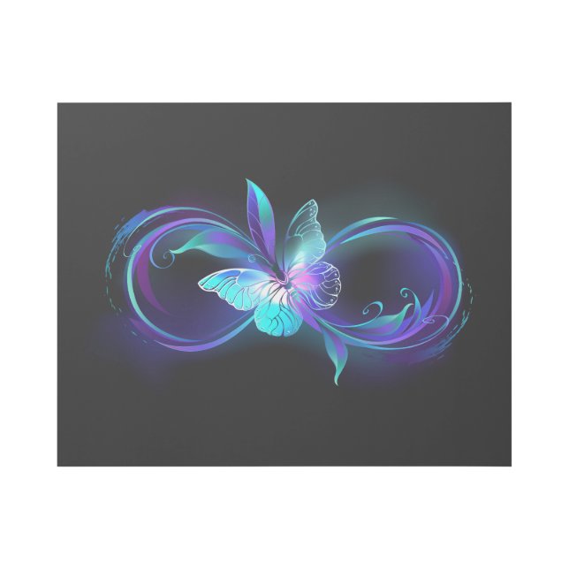 Glowing Infinity with Magic Butterfly Gallery Wrap (Front)