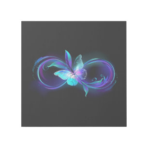 Glowing Infinity with Magic Butterfly Gallery Wrap
