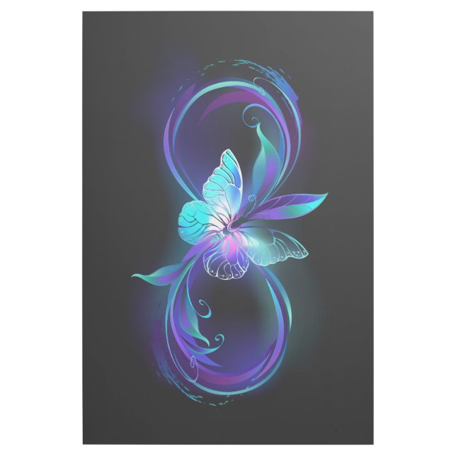 Glowing Infinity with Magic Butterfly Gallery Wrap (Front)