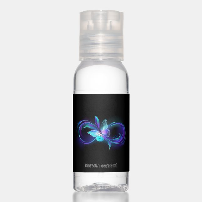 Glowing Infinity with Magic Butterfly Hand Sanitizer (Front)