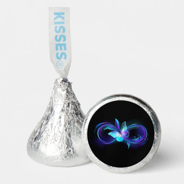 Glowing Infinity with Magic Butterfly Hershey®'s Kisses® (Front)
