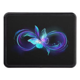 Glowing Infinity with Magic Butterfly Hitch Cover
