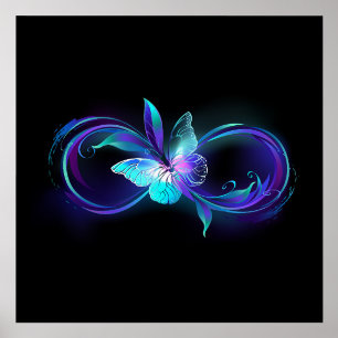 Glowing Infinity with Magic Butterfly Holder