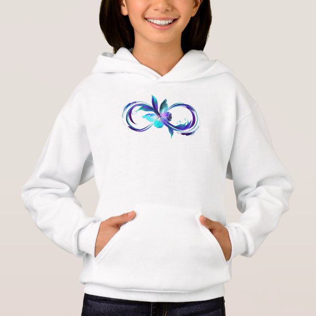 Glowing Infinity with Magic Butterfly Hoodie (Front)