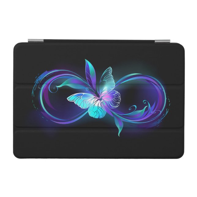 Glowing Infinity with Magic Butterfly iPad Mini Cover (Horizontal)