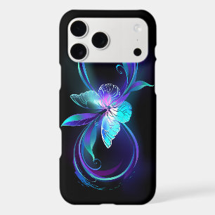 Glowing Infinity with Magic Butterfly iPhone 17 Pro Max Case