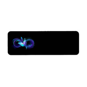 Glowing Infinity with Magic Butterfly Label