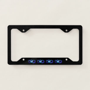 Glowing Infinity with Magic Butterfly License Plate Frame