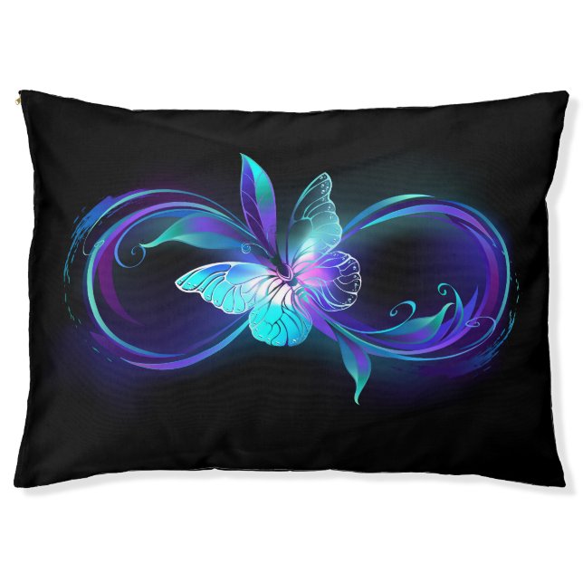 Glowing Infinity with Magic Butterfly Pet Bed (Front)