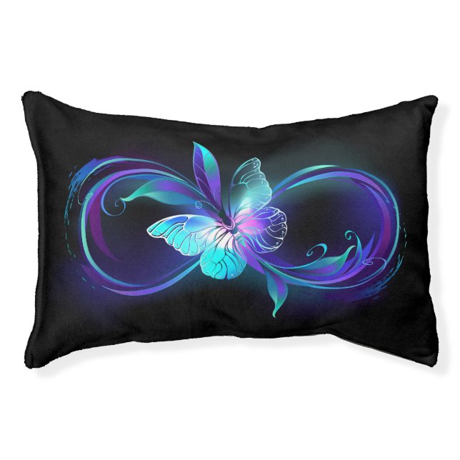 Glowing Infinity with Magic Butterfly Pet Bed (Front)