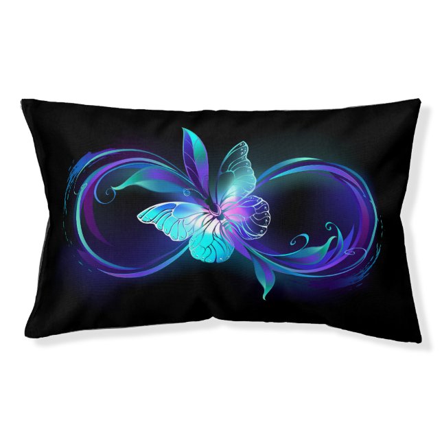 Glowing Infinity with Magic Butterfly Pet Bed (Front)
