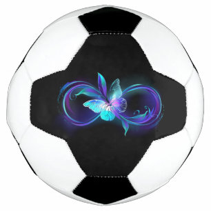 Glowing Infinity with Magic Butterfly Soccer Ball