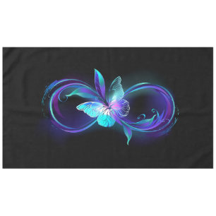 Glowing Infinity with Magic Butterfly Tablecloth