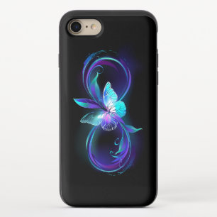 Glowing Infinity with Magic Butterfly iPhone 8/7 Slider Case