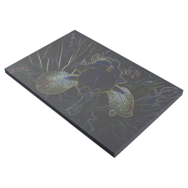 Glowing Iris Gallery Wrap (3/4)