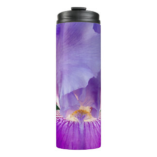 Glowing Iris Nature / Floral / Botanical Photo Thermal Tumbler