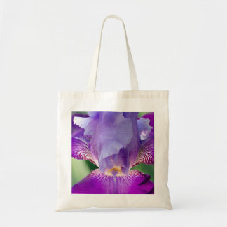 Glowing Iris Nature / Floral / Botanical Photo Tote Bag
