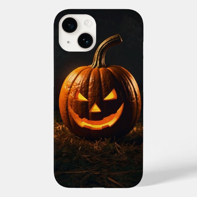 Glowing Jack-O’-Lantern Case-Mate iPhone Case (Back)