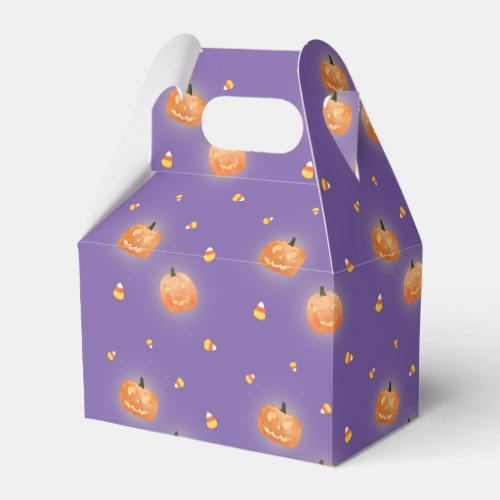  Glowing Jack O Lantern Halloween Favor Box