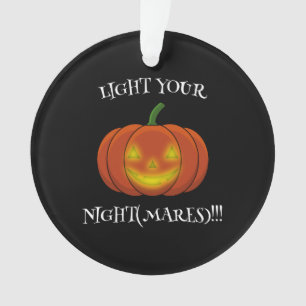 Glowing Jack-o'-Lantern - Light Your Nightmares Ornament