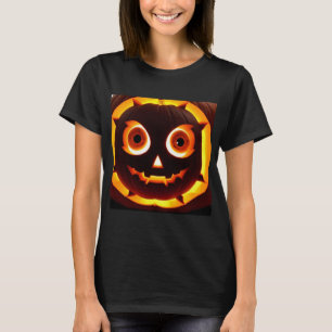 Glowing Jack-O'-Lantern Pumpkin T-Shirt